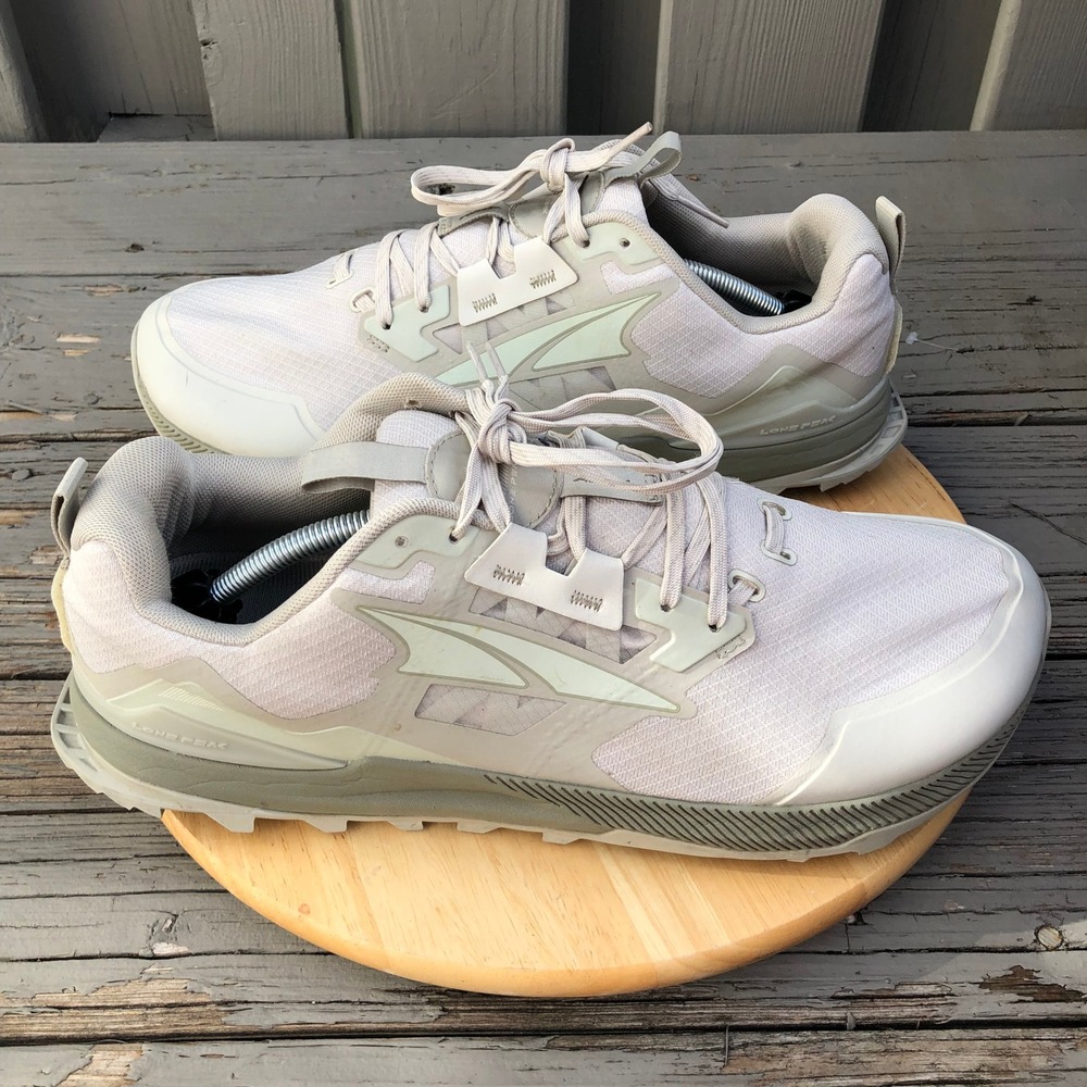 Altra Lone Peak 7 Trail Running Shoes Mens 13 M US Gray Sage Hiking AL0A7R6H923